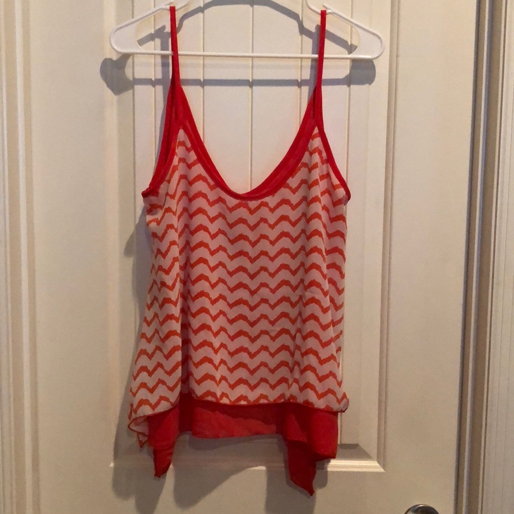 Chevron layered tank